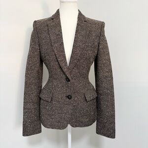 Stella McCartney 2012 Tweed Wool Blend Blazer Size IT 40/US 4-6